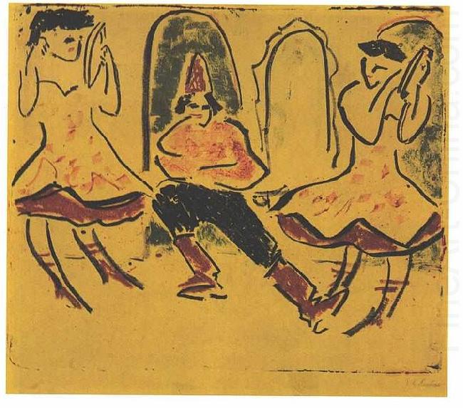 Hungarian dance, Ernst Ludwig Kirchner